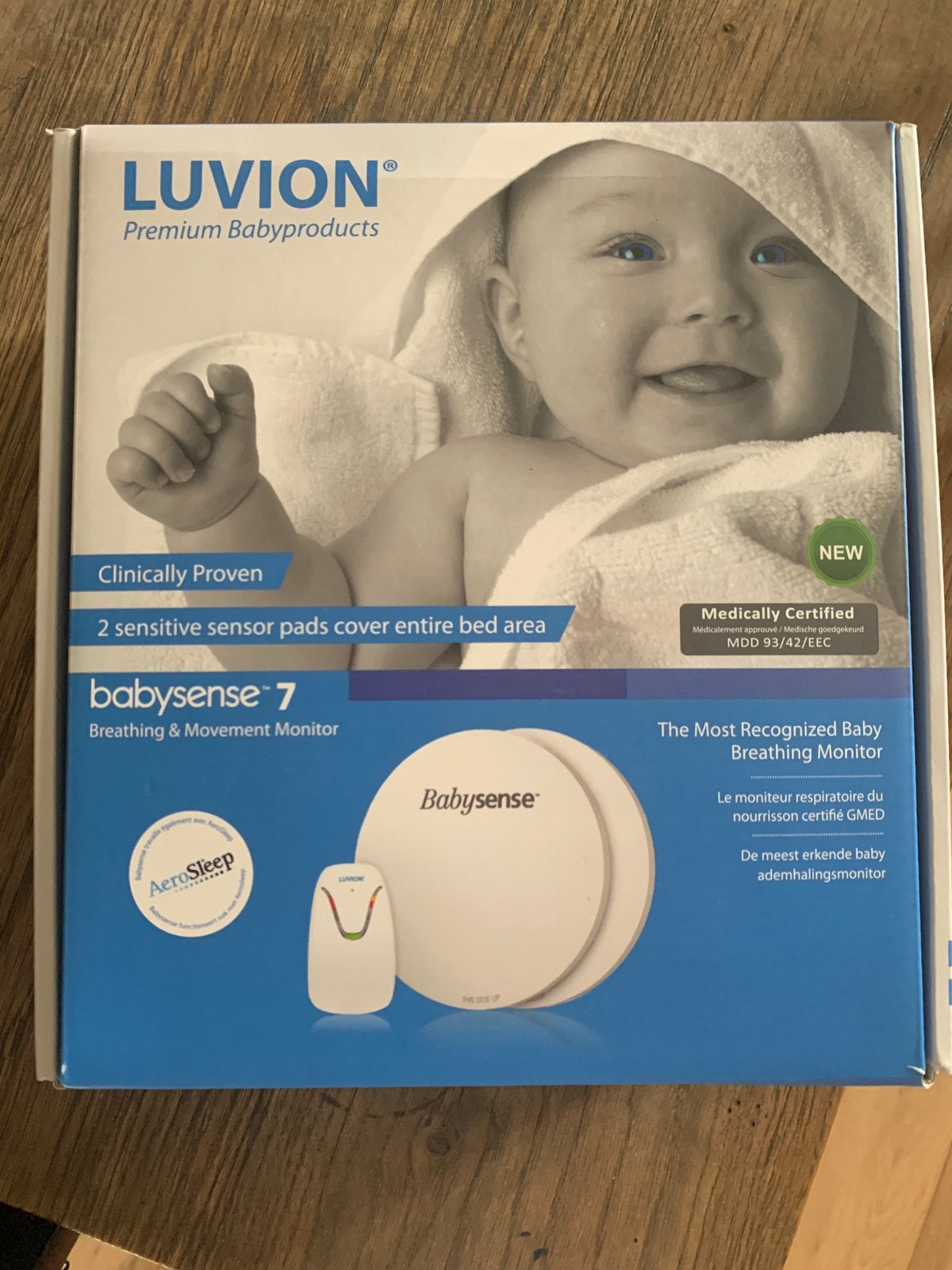 Luvion Babysense7 ademhalingsmonitor compleet en goede staat, Kinderen en Baby's, Ophalen, Zo goed als nieuw