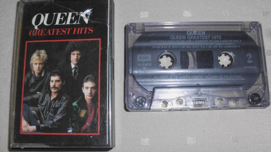 Queen Greatest hits, CD & DVD, Enlèvement ou Envoi, Originale, Comme neuf, 1 cassette audio