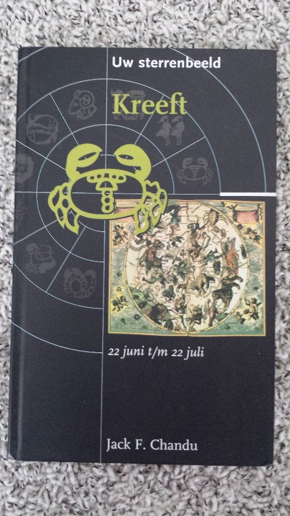 Kreeft - Jack F. Chandu - astrologie boek, Boeken, Esoterie en Spiritualiteit, Achtergrond en Informatie, Jack F. Chandu, Astrologie