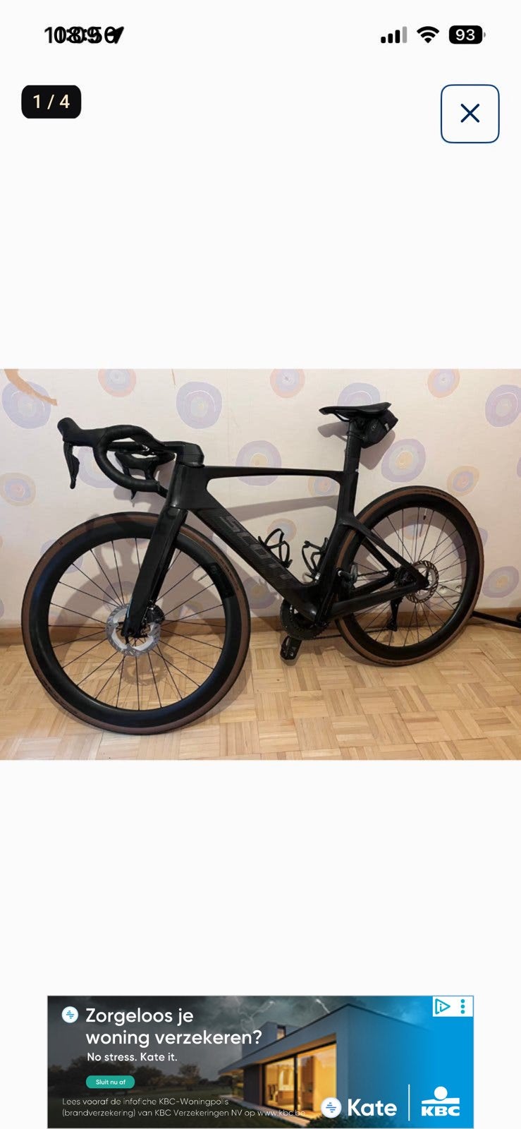 Scott foil Rc10 mt S, Vélos & Vélomoteurs, Enlèvement, Comme neuf