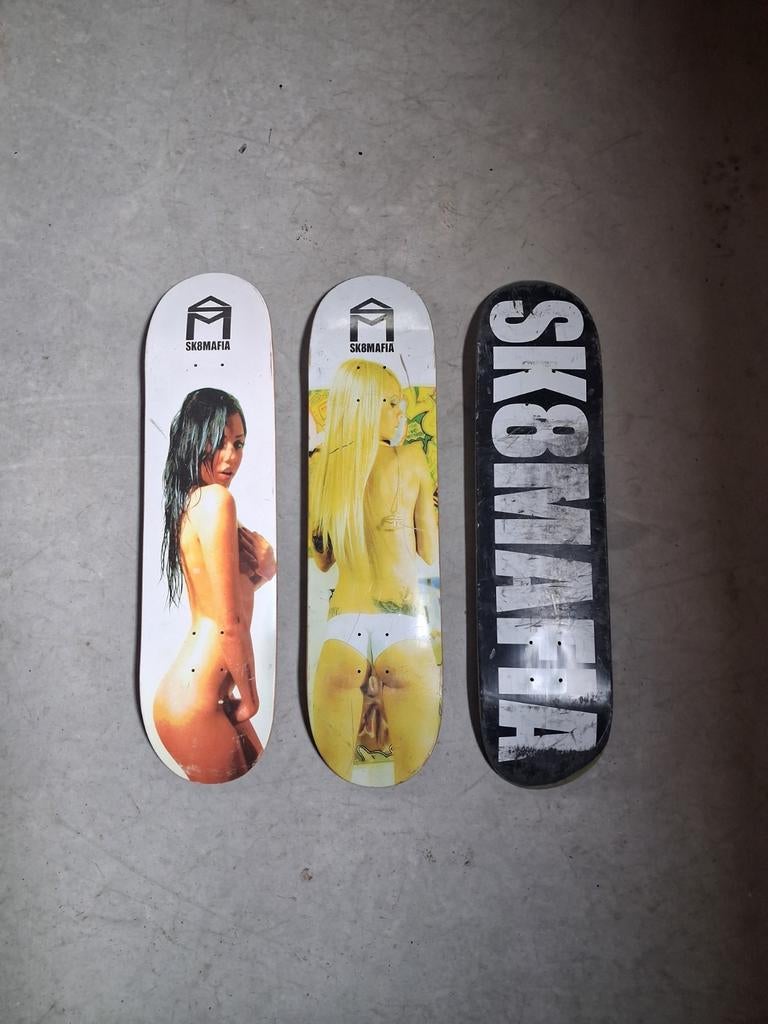 Skateboard Decks 8" en nog veel meer!, Ophalen of Verzenden, Zo goed als nieuw, Skateboard