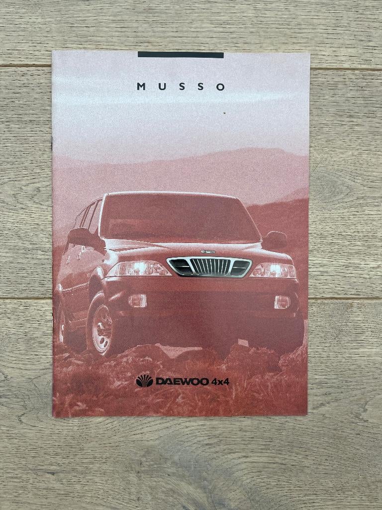 DAEWOO MUSSO FOLDERS, Ophalen of Verzenden