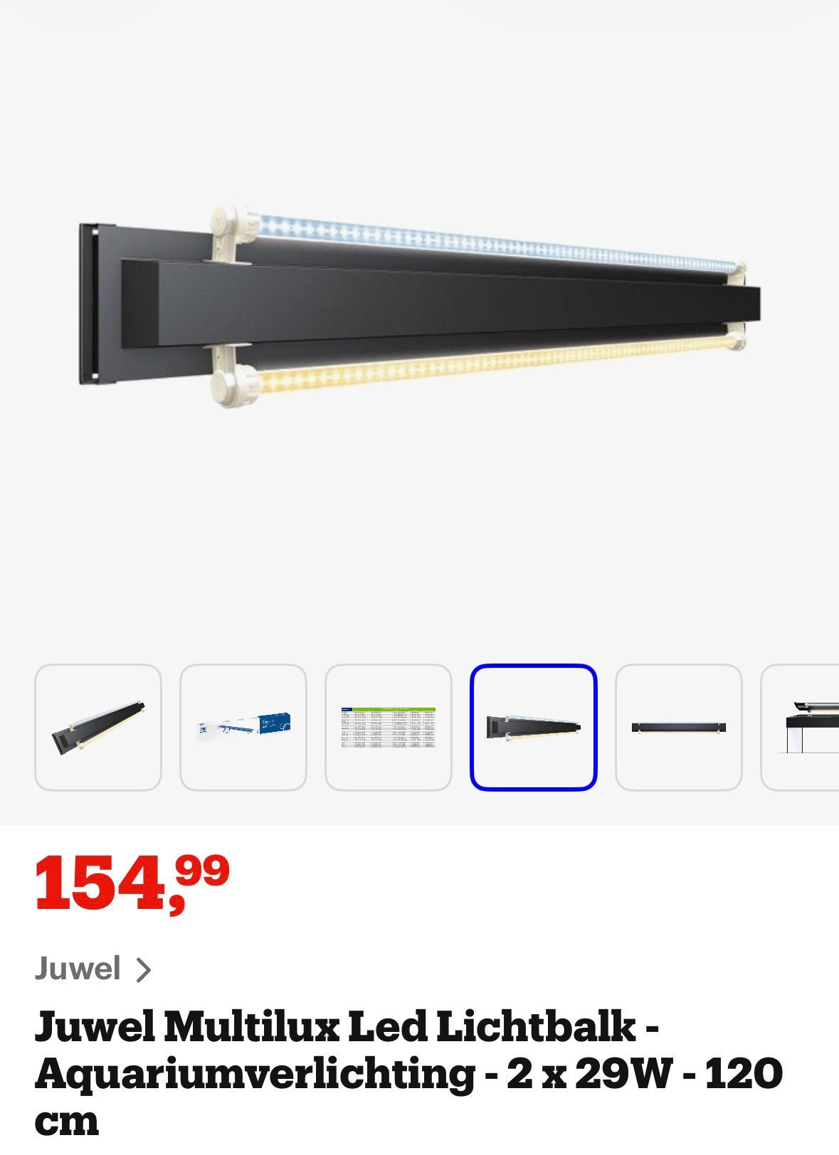 Juwel Rio 240 led lichtbak., Tuin en Terras, Ophalen of Verzenden, Zo goed als nieuw