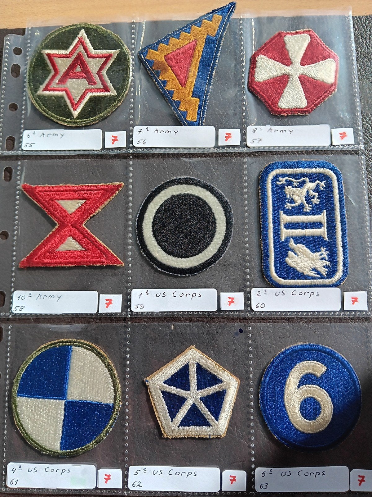 us ww2 patches, Ophalen of Verzenden