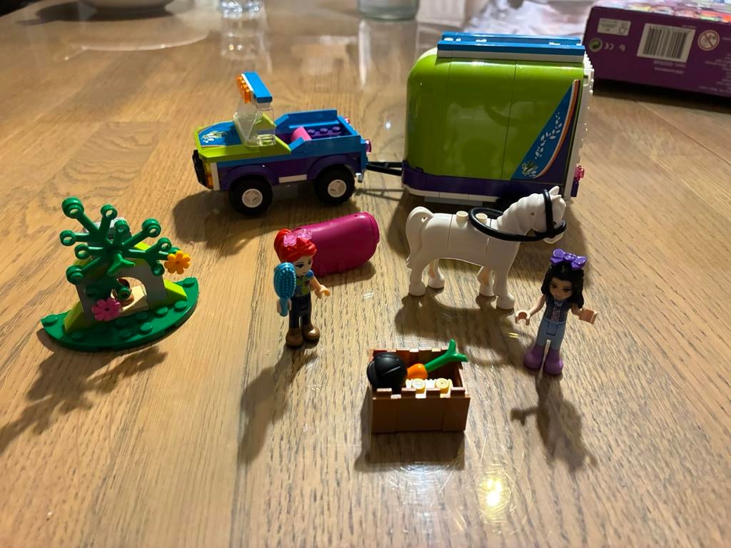 Lego Friends 41371 Mia’s paardentrailer, Ophalen, Zo goed als nieuw