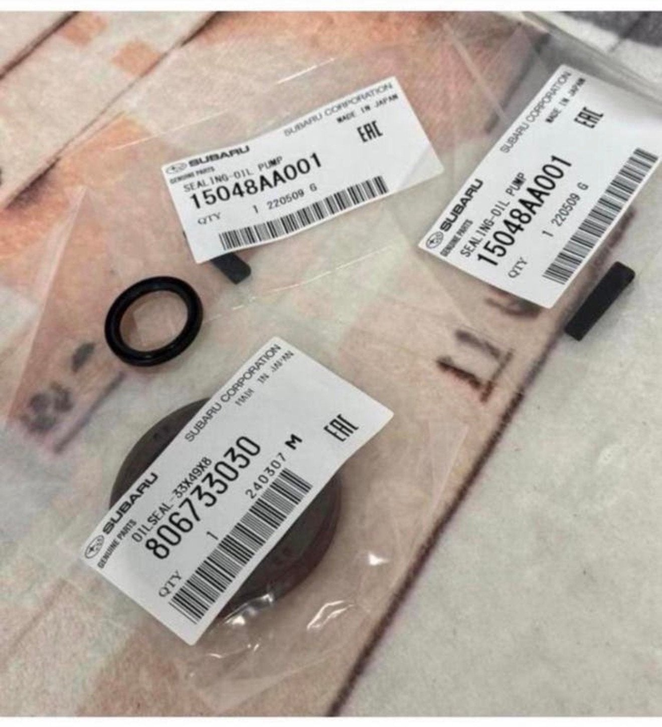 Oliepomp Afdichtingsset Subaru Impreza Turbo 1992-2018, Ophalen of Verzenden