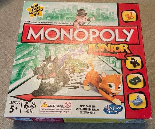 Monopoly junior, Ophalen of Verzenden, Gebruikt