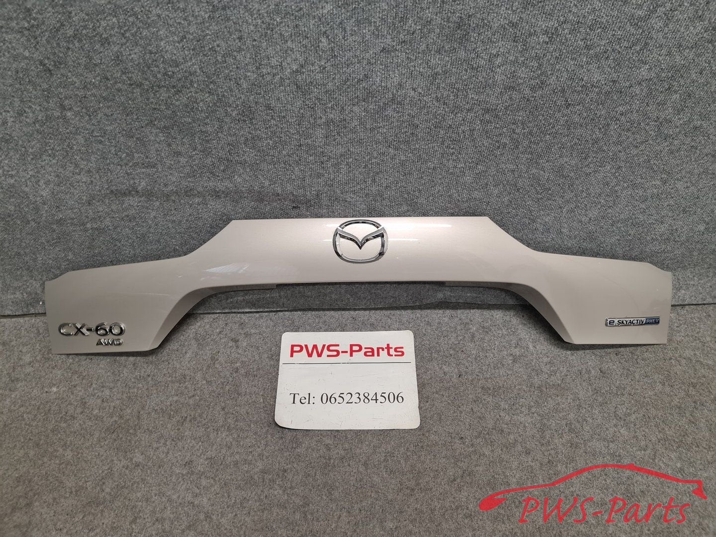 MAZDA CX-60 CX60 KOFFERKLEP LIJST STRIP ORIGINEEL, -, Utilisé, -, -