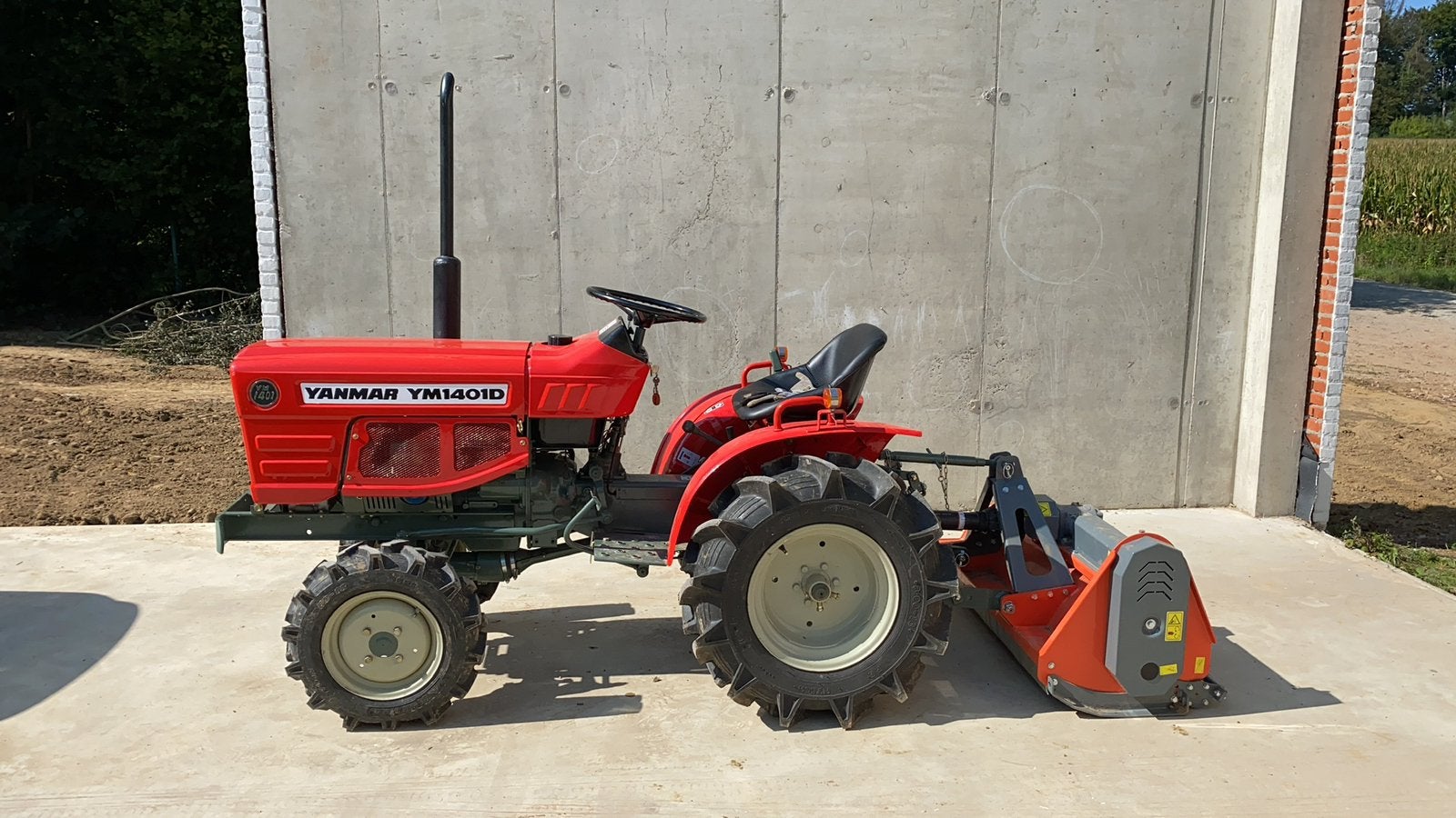 Minitractor Yanmar YM1401D in zeer goede staat, Enlèvement, Oldtimer/Ancêtre, Autres marques
