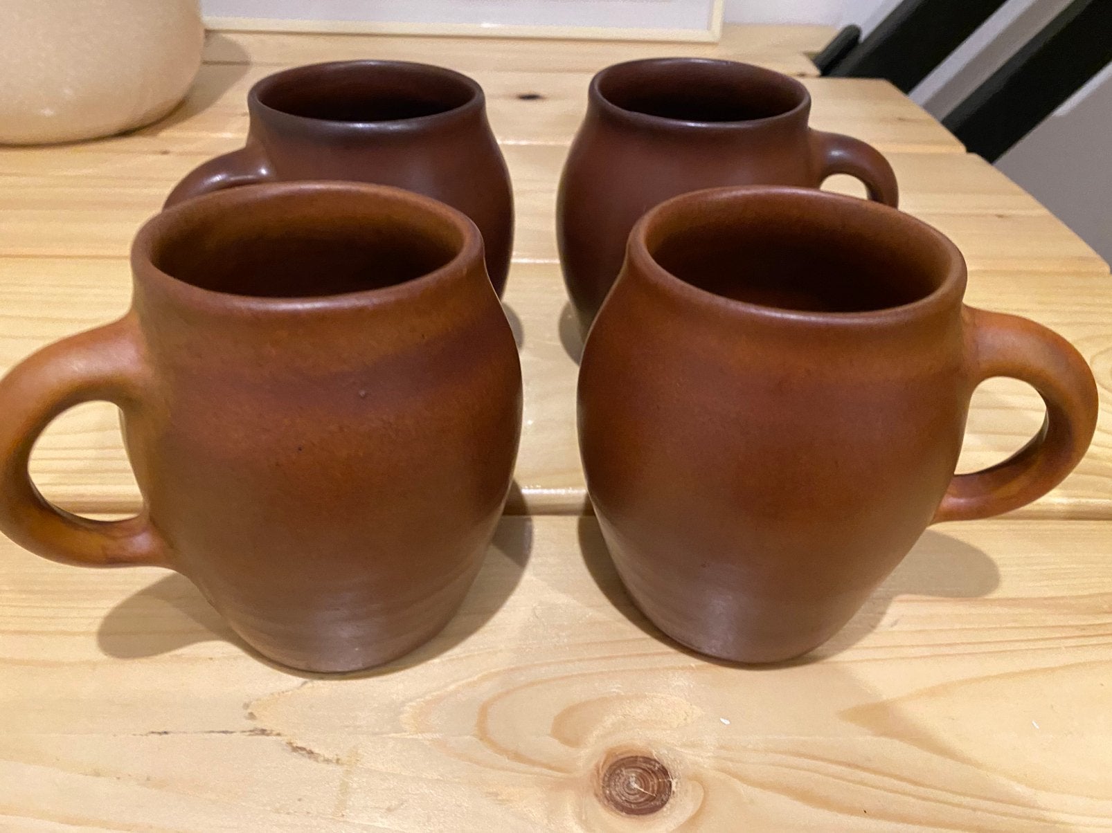 4 chopes en terre cuite Maredsous, Enlèvement, Comme neuf