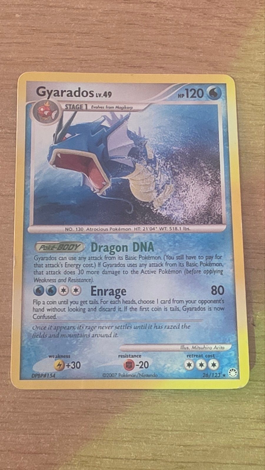 Gyarados 26/123, Hobby en Vrije tijd, Verzamelkaartspellen | Pokémon, Ophalen