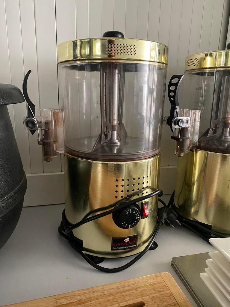 Drankendispensers warmhouders - 2 stuks, Ophalen of Verzenden, Gebruikt