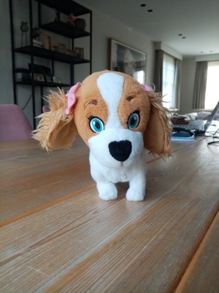 Interactief hondje Lola, Enfants & Bébés, Enlèvement ou Envoi, Chien, Blanc, Utilisé