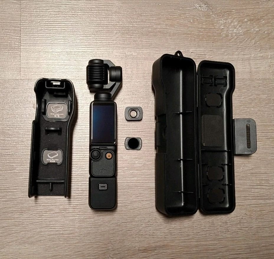 DJI Osmo Pocket 3 + Filtres ND, TV, Hi-fi & Vidéo, Caméras action, Enlèvement ou Envoi, Comme neuf, Autres marques