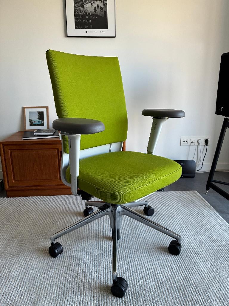 Chaise de bureau VITRA ID Soft *full options*, Huis en Inrichting, Ophalen, Zo goed als nieuw, Groen, Bureaustoel