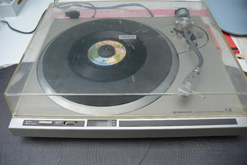 Platenspeler Pioneer PL 100, Tourne-disque, Enlèvement, Réglage pitch, Pioneer