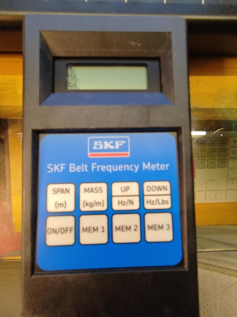 SKF Belt Frequency Meter – état neuf – 1 000 € à discuter, Bricolage & Construction, Outillage | Autres Machines, Enlèvement ou Envoi
