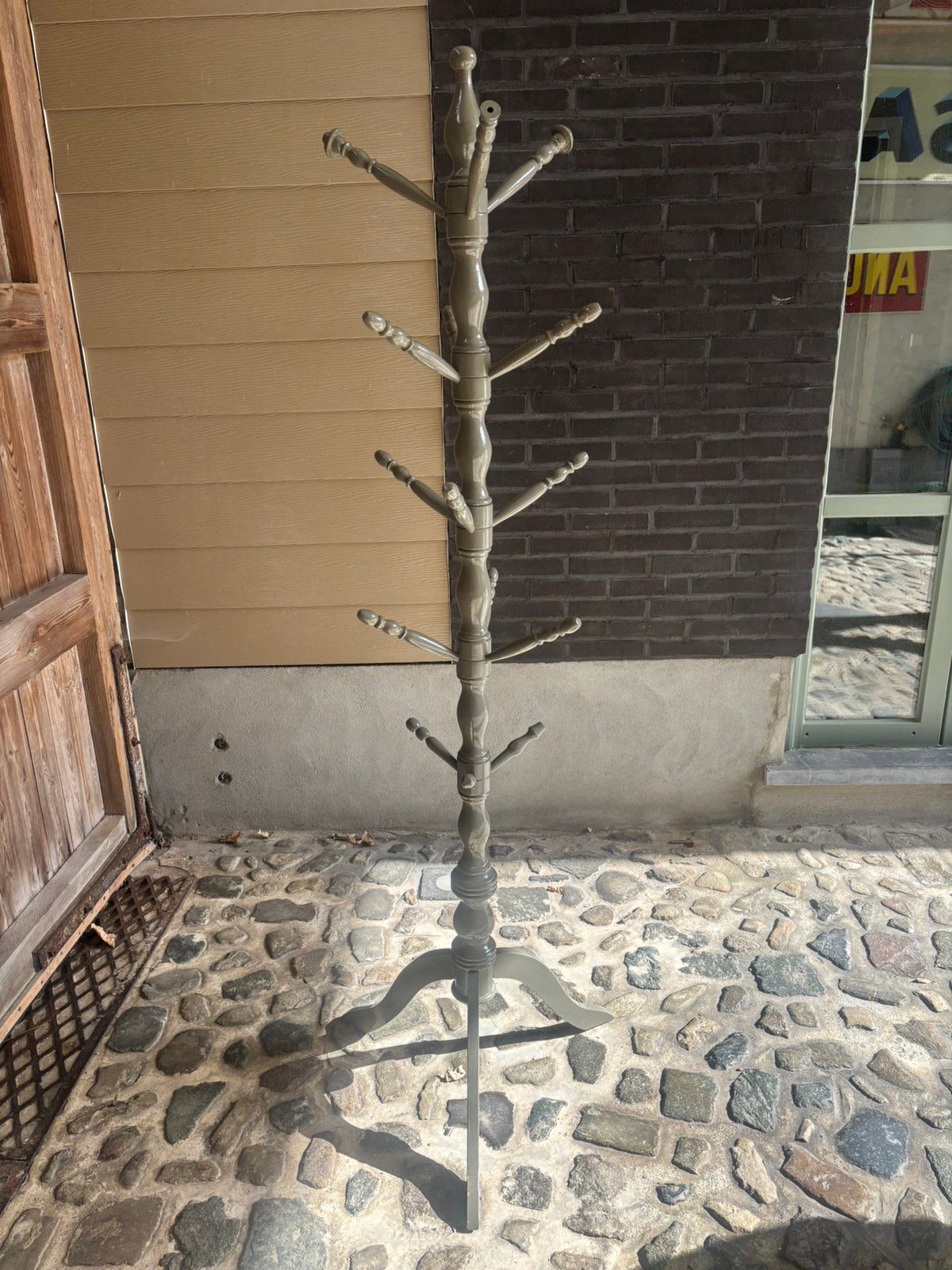 Houten antieke kapstok, Enlèvement, Utilisé