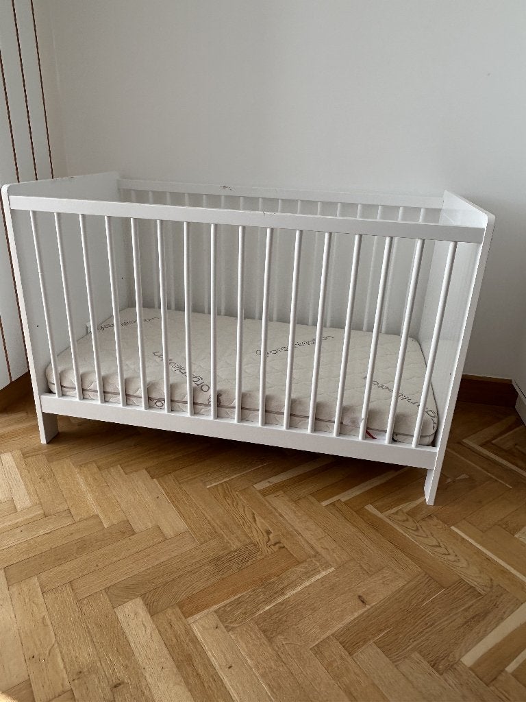 Lit à barreaux enfant Bopita hauteur réglable matelas bio, Enfants & Bébés, Moins de 70 cm, Utilisé, Moins de 140 cm, Enlèvement