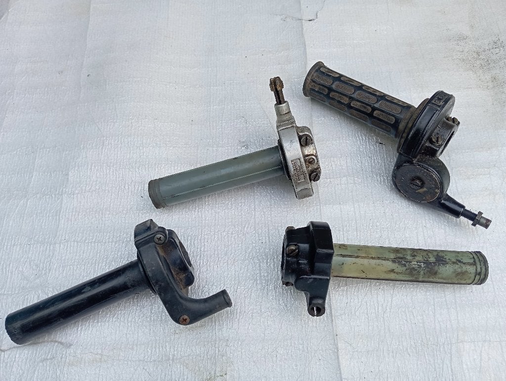 Vintage gasgreepset, Motoren, Onderdelen | Oldtimers, Ophalen of Verzenden, Gebruikt