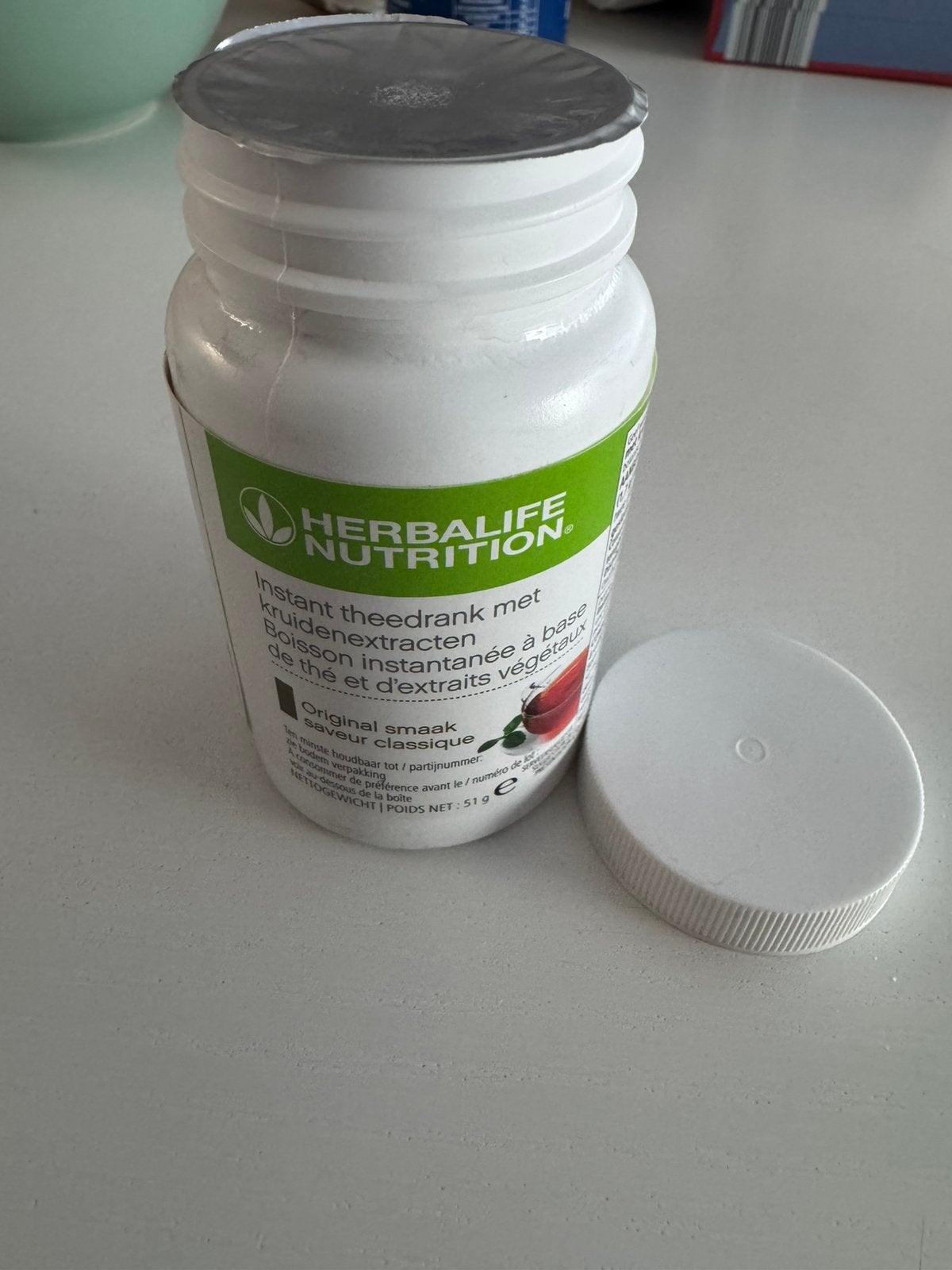 Herbalife thee oringele smaak nieuw, Sports & Fitness, Produits de santé, Wellness & Bien-être, Enlèvement ou Envoi, Neuf, Poudre ou Boisson