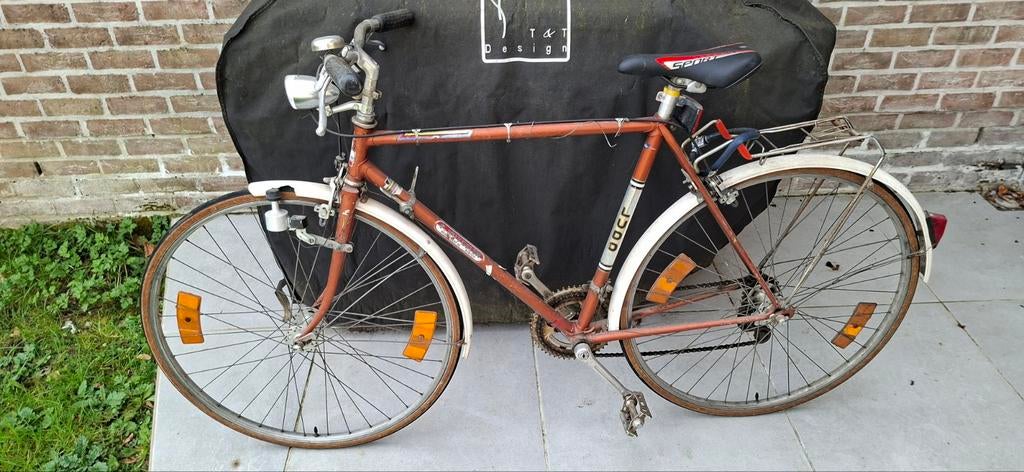Oude koersfiets te koop, alles werkt, Ophalen