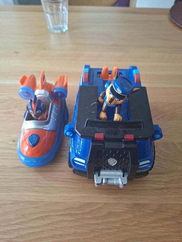 Paw patrol Zuma en Chase, Ophalen, Gebruikt