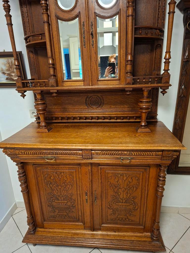 Armoire ancienne de Malines avec miroirs, Enlèvement