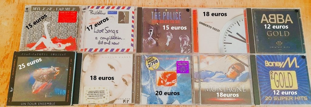 plusieurs cd best of + 1 live de JJ Goldman, Enlèvement ou Envoi, Comme neuf, Autres genres, Compilation