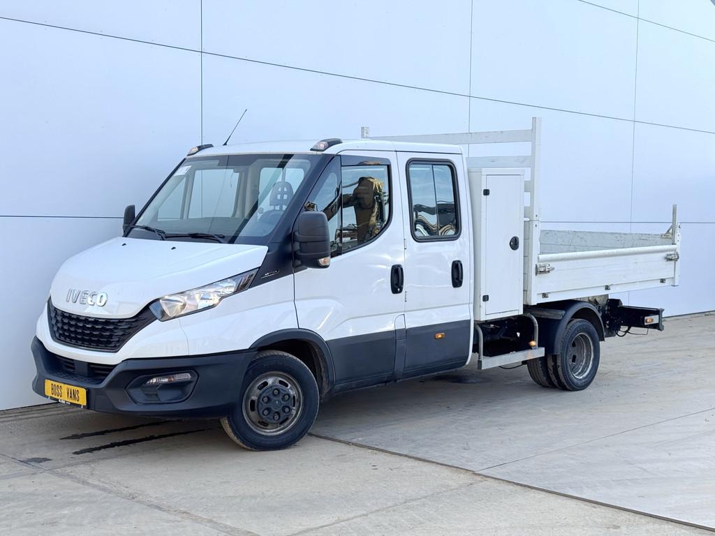 Iveco Daily 35C14 2.3 Kipper Dubbele Cabine Dubbellucht 3,5t, 4 deurs, Gebruikt, Zwart, Iveco