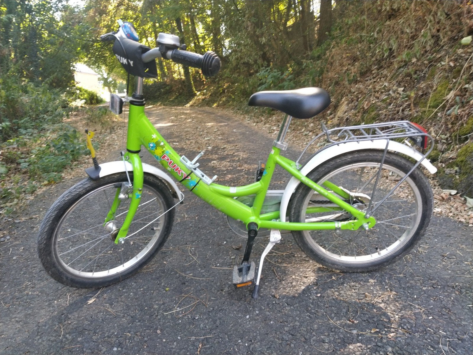 Puky ZL 18-1 Alu Couleur Kiwi, Ophalen, Terugtraprem, Zijwieltjes, 16 tot 20 inch