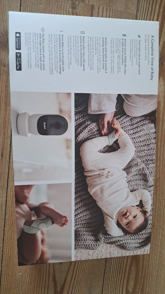 Babyphone Owlet Monitor duo, Kinderen en Baby's, Babyfoons, Ophalen, Zo goed als nieuw, Minder dan 100 meter, Camera