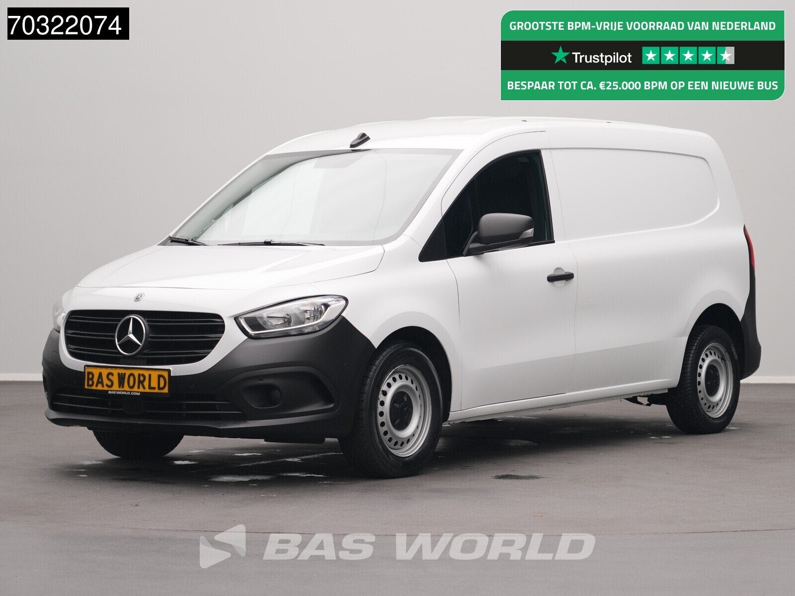 Mercedes Citan 112 CDI L2H1 LED Airco Camera Cruise Parkeers, Auto's, Dealer onderhouden, Stof, Gebruikt, Euro 6