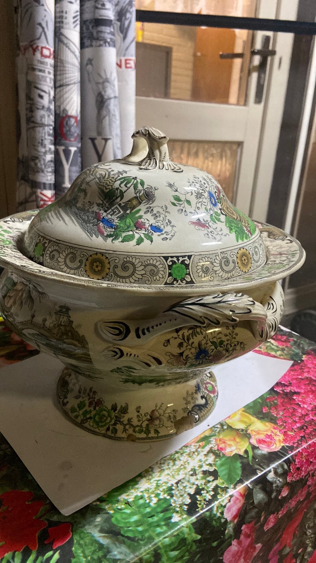 Super mooie soupterrinne rond de jaren 1840, Ophalen