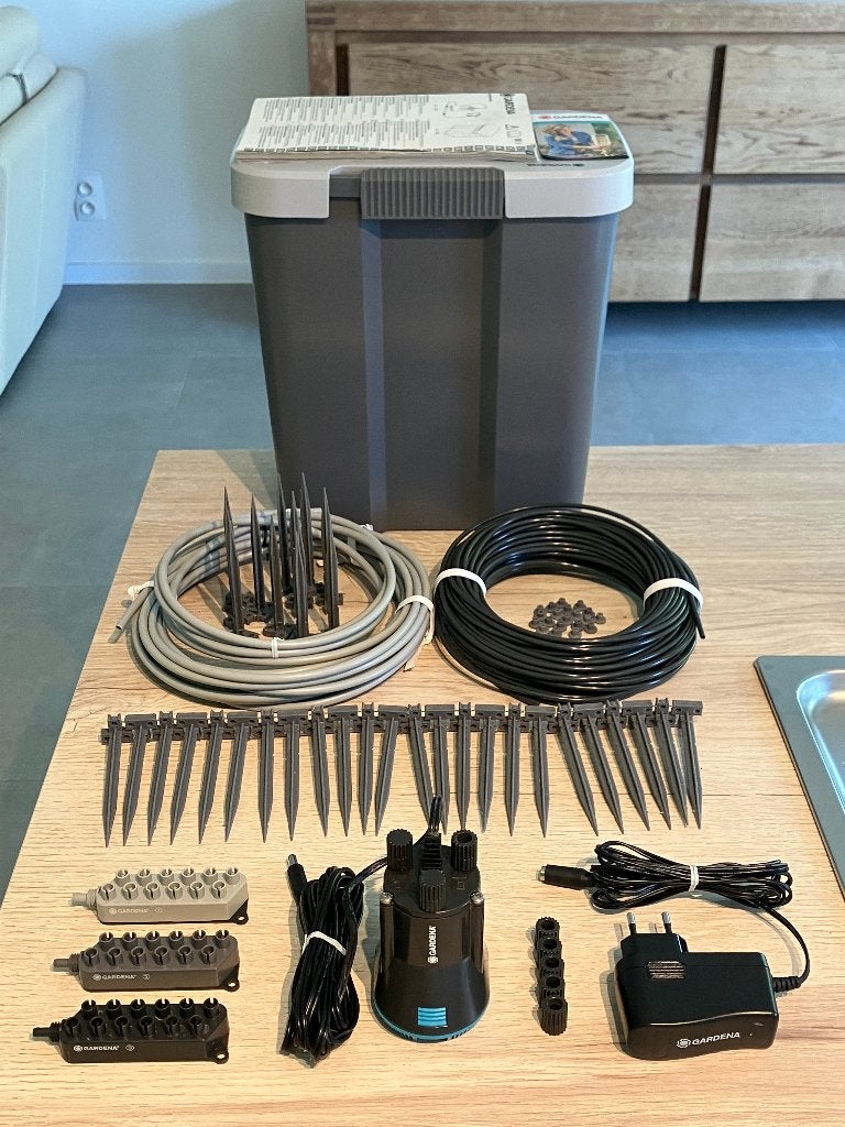 Kit d'arrosage Gardena Holiday avec réservoir, Jardin & Terrasse, Programmateurs d'Arrosage, Comme neuf, Enlèvement ou Envoi