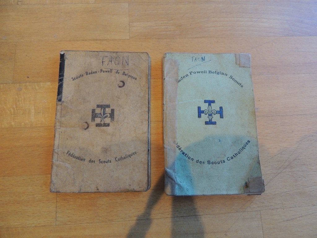 Dagboeken van scouts uit Brussel  St Michel-periode ww2, Verzenden