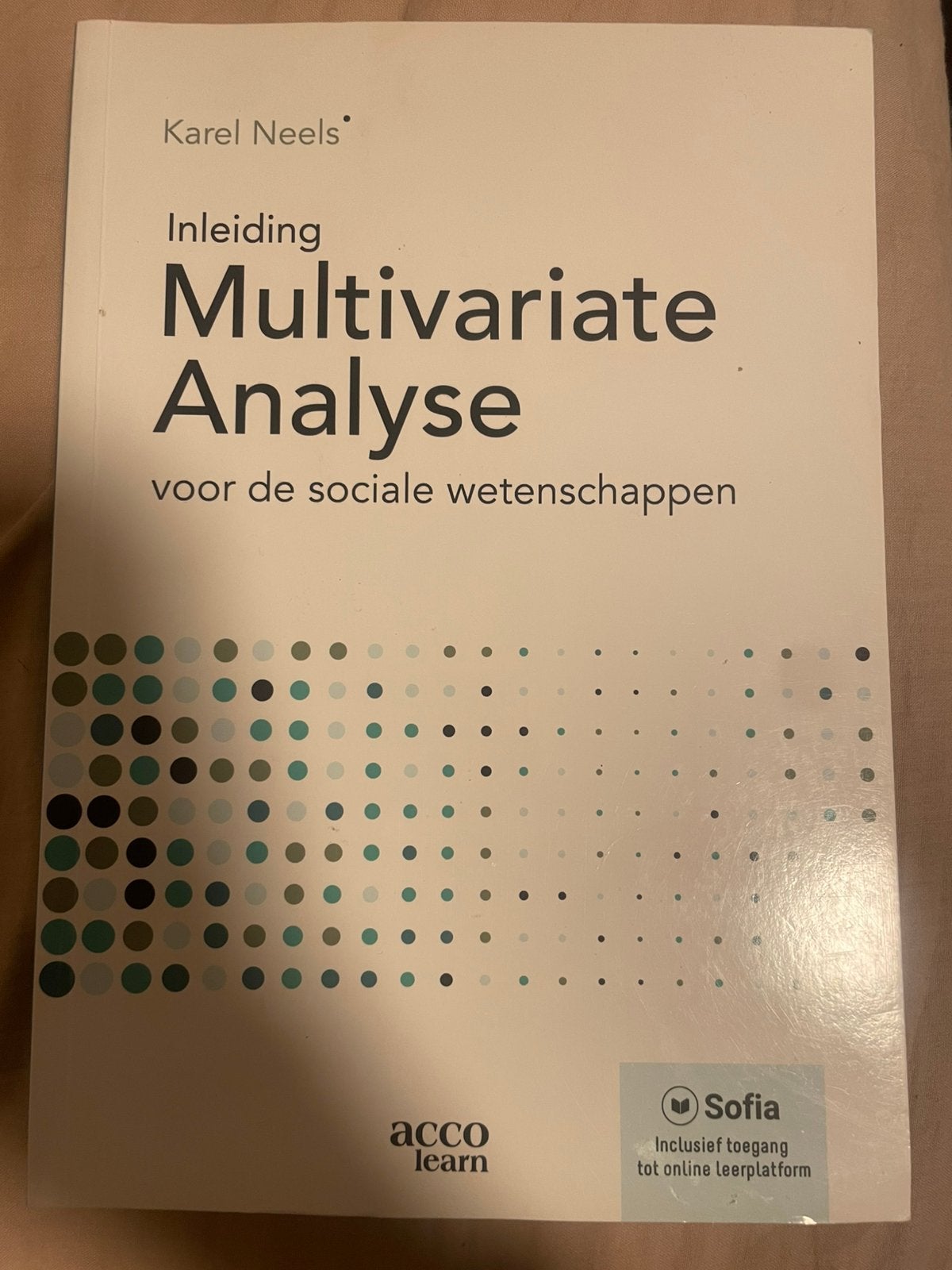 Karel Neels - Inleidng Multivariate analyse, Ophalen of Verzenden, Zo goed als nieuw, Karel Neels