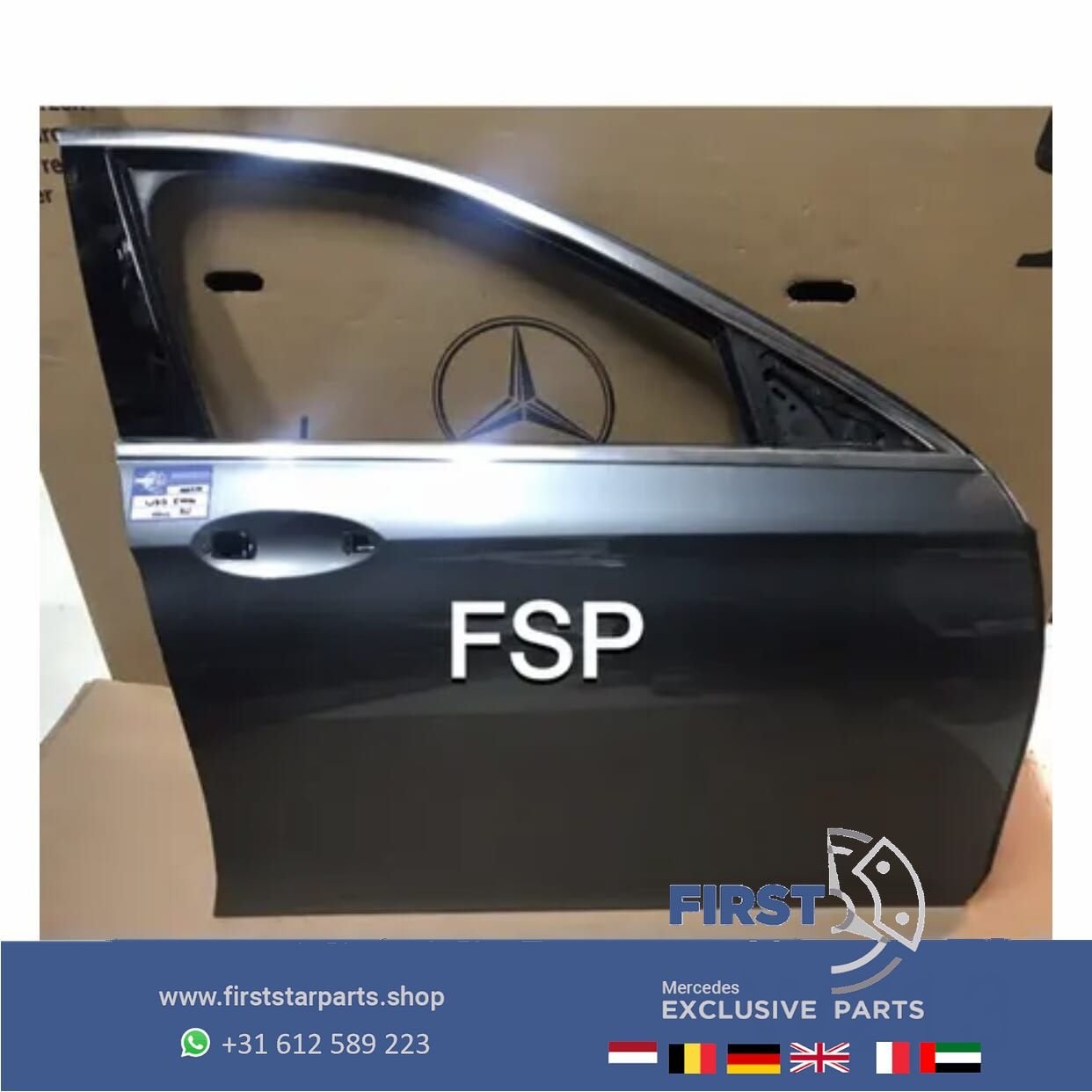W213 S213 COMPLETE DEUR RECHTSVOOR Mercedes E KLASSE 2016-20, Autos : Pièces & Accessoires, Utilisé, Porte, Avant, -