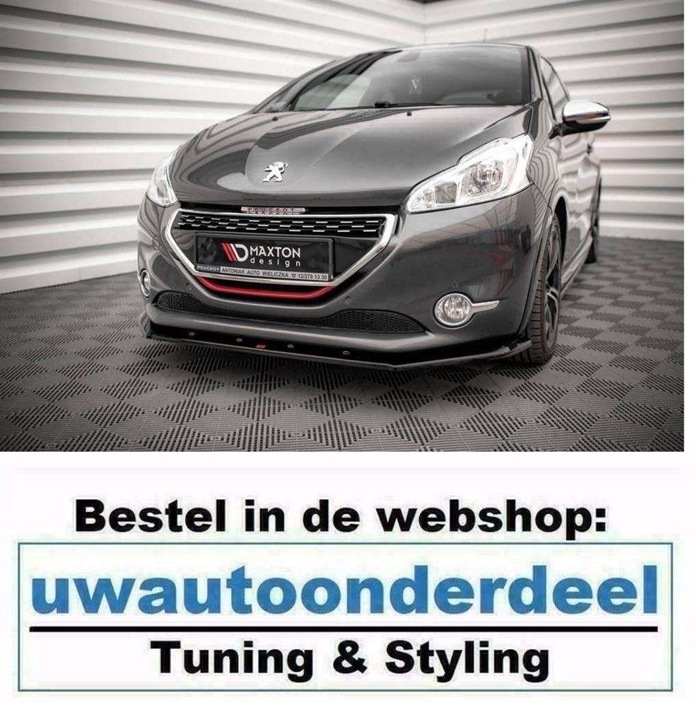Maxton Design Spoiler Lip Splitter Voor Peugeot 208 GTI Mk1, Envoi