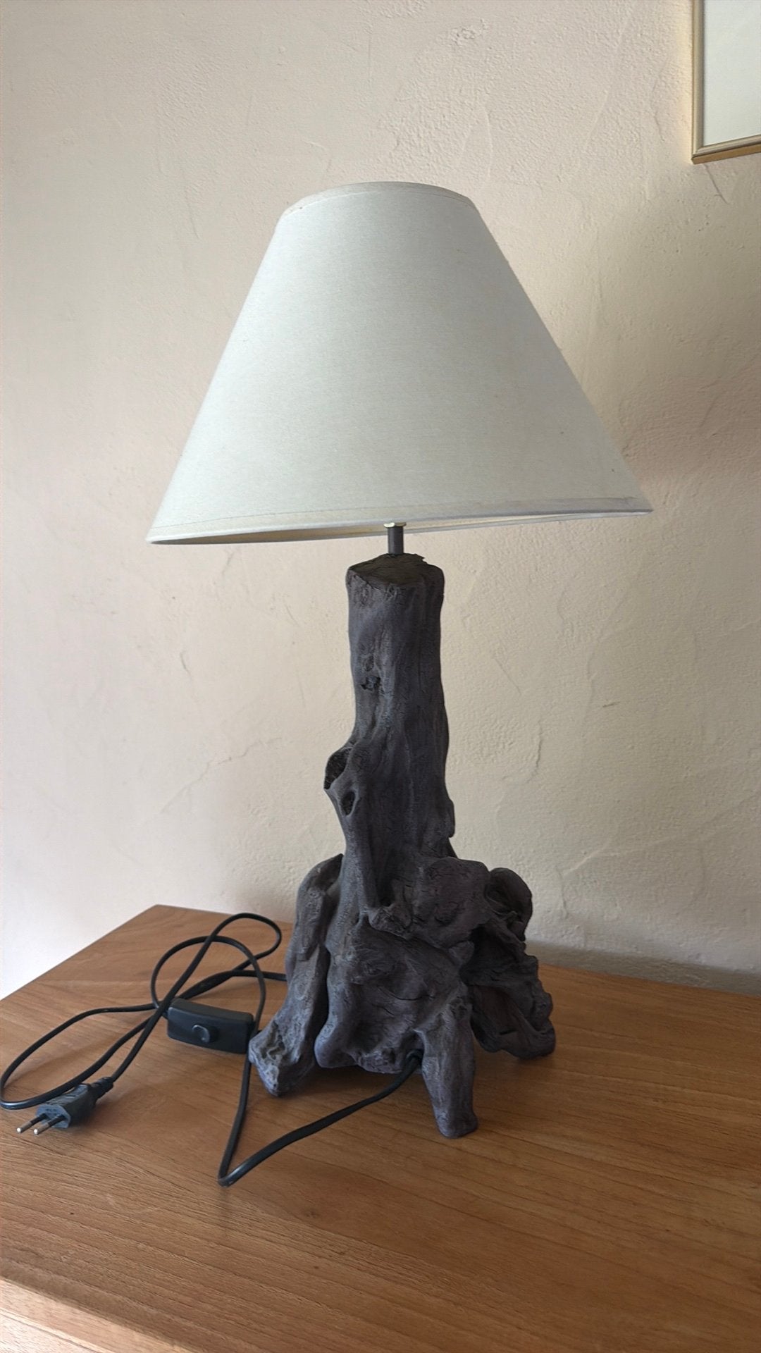 Lampe de salon, Ophalen, Gebruikt, Hout