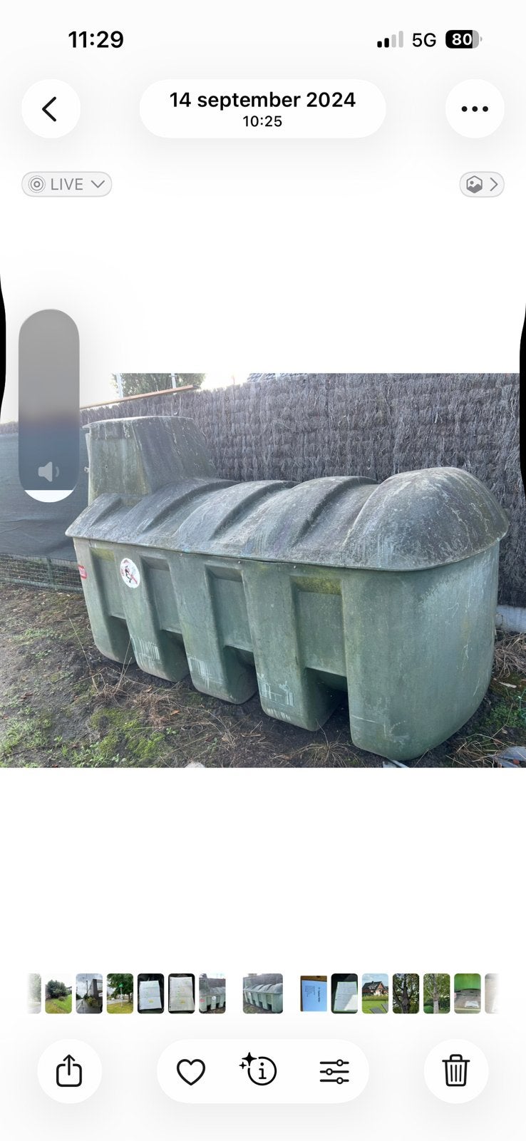 Mazout tank, Doe-het-zelf en Bouw, Chauffageketels en Boilers, Ophalen of Verzenden, Zo goed als nieuw