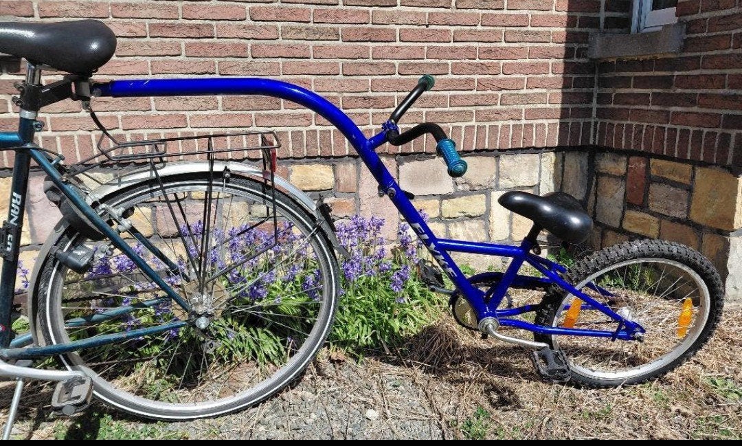 aanhangfiets kind, Fietsen en Brommers, Ophalen, Aanhangfiets