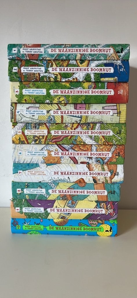 De waanzinnige boomhut 10 delen, Boeken, Ophalen, Gelezen, Andy Griffiths; Terry Denton