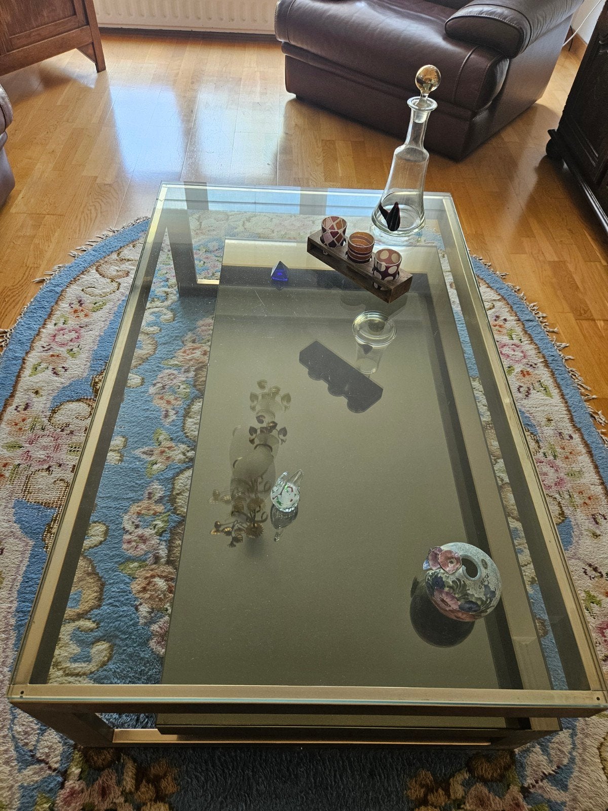 Table en verre, 100 à 150 cm, Verre, Enlèvement, Utilisé