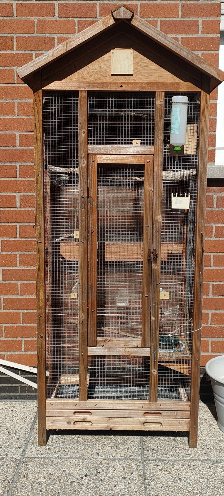 Belle cage à oiseaux avec accessoires, Enlèvement, Cage à oiseaux
