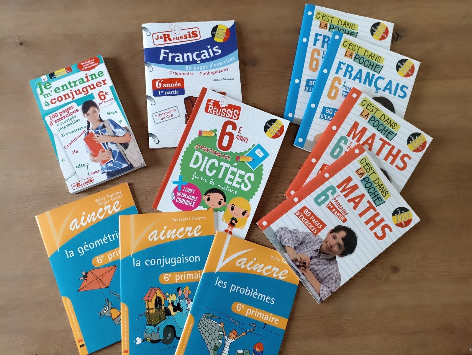 Lot 10 livres 6e primaire (français et maths)
- C'est dans l, Livres, Enlèvement ou Envoi, Comme neuf, Primaire, Français