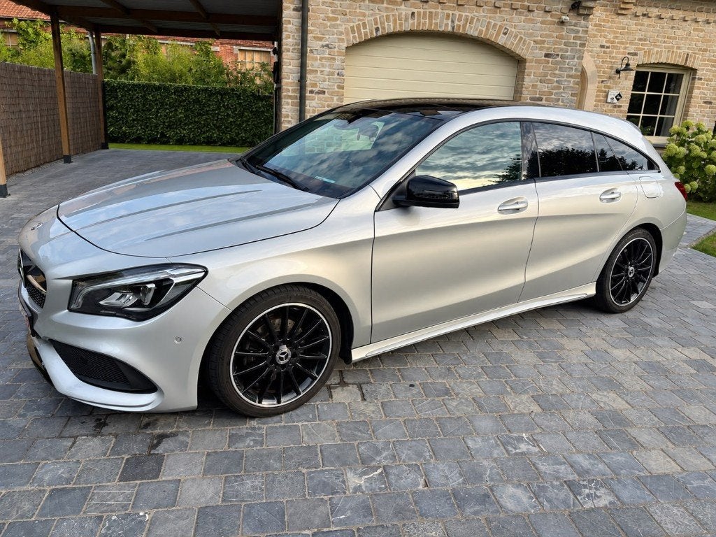 mercedes cla 200 amg 2018  135000 kms, Auto's, CLA, 4 cilinders, Particulier, Zilver of Grijs