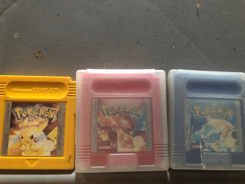 Set Pokémon games: Yellow, Red & Blue (Nintendo Game Boy), Ophalen of Verzenden