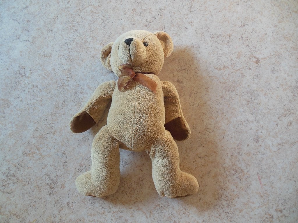 retro knuffelbeer in nieuwstaat, Ophalen of Verzenden, Zo goed als nieuw, Beer, Middelgroot (20 tot 80 cm)