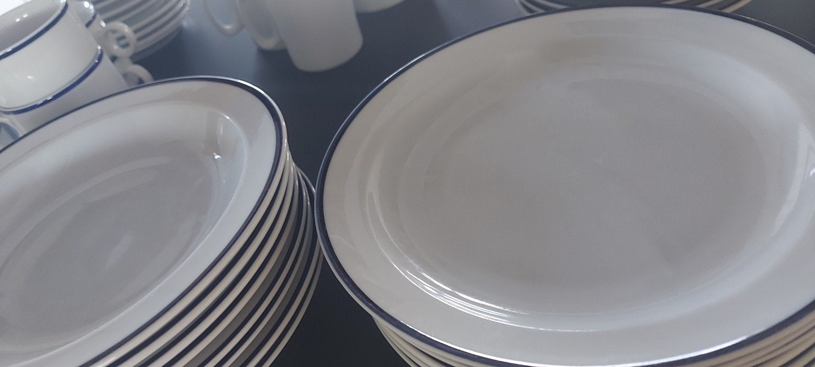 hotelporselein servies, Ophalen, Gebruikt